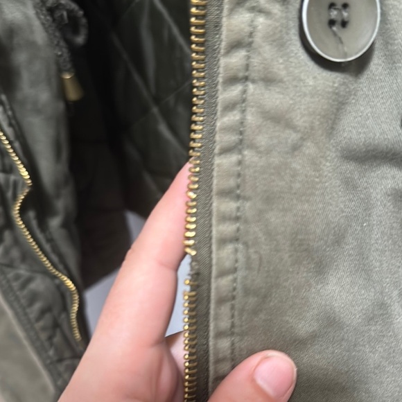 Green Military Field Coat with Quilted Lining men’s xl - Picture 5 of 9